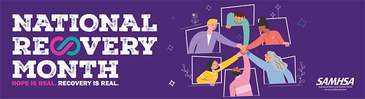 National Recovery Month banner