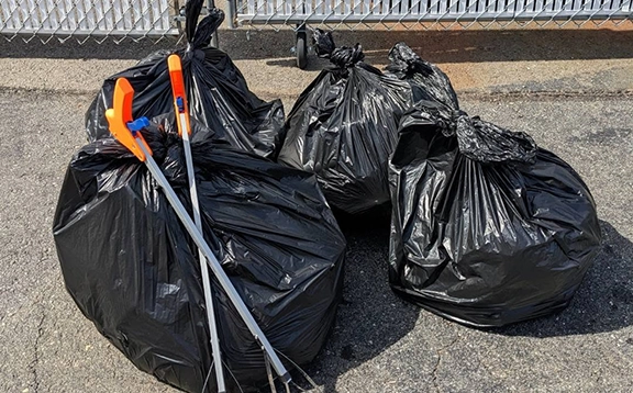 bags of trash